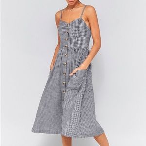 Urban Outfitters Button-down Midi Dress